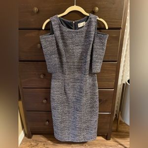 Silver / Grey Sparkle Cocktail Dress